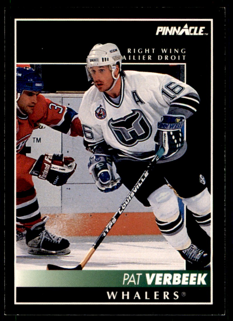 1992-93 Pinnacle Pat Verbeek #348 on Kronozio