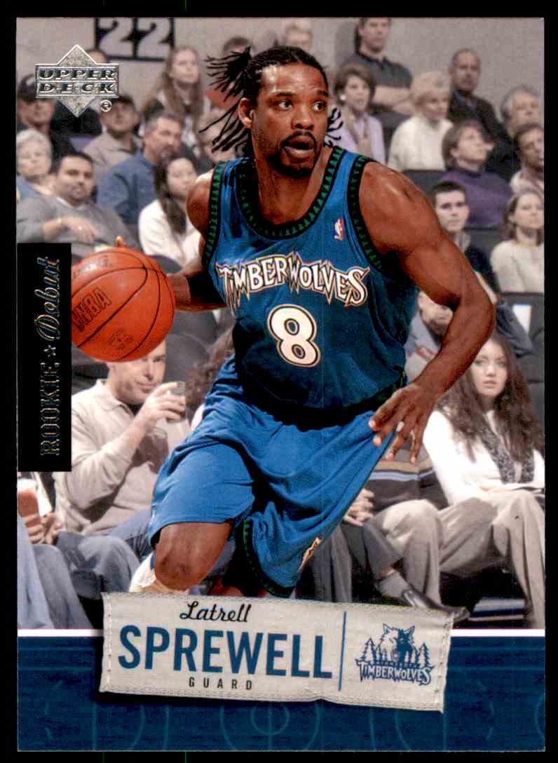 2005-06 Upper Deck Rookie Debut Latrell Sprewell #55 card front image