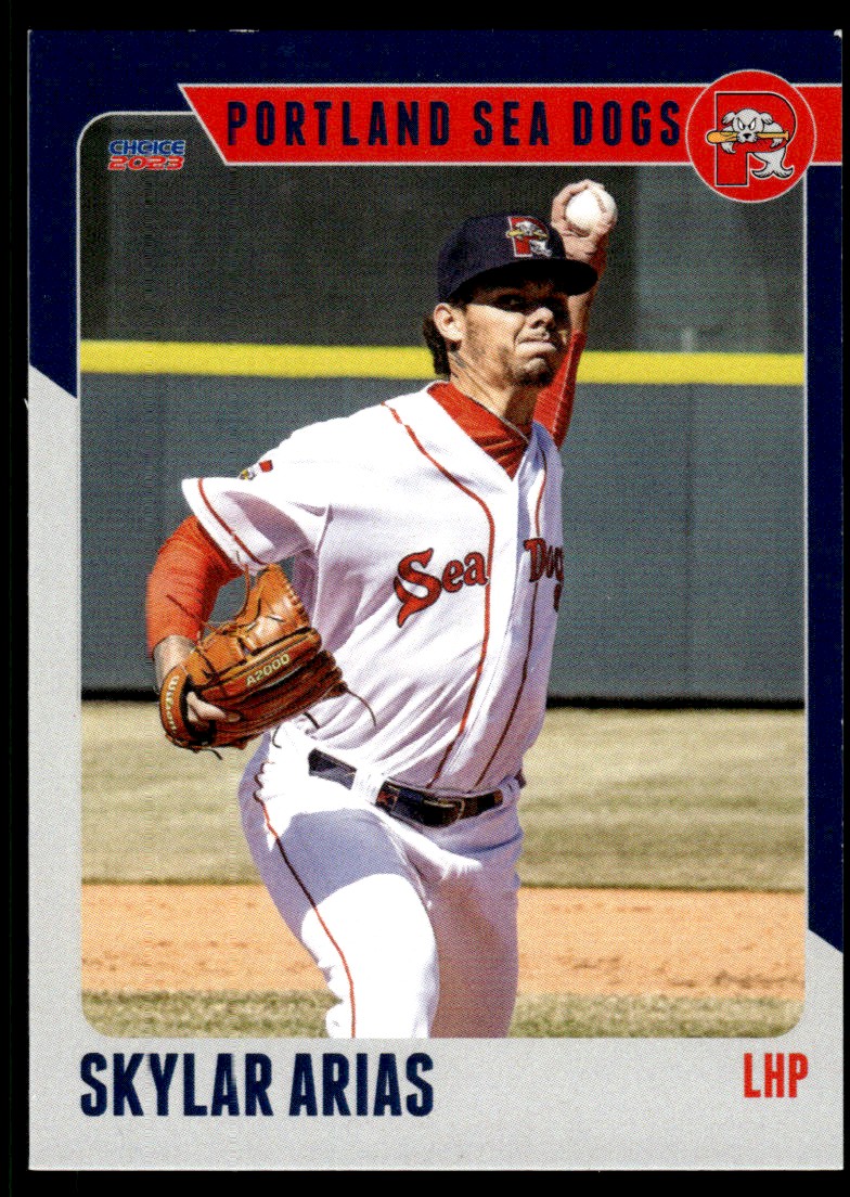 2023 Skylar Arias Choice Minor League Rookie Red Sox Portland Sea
