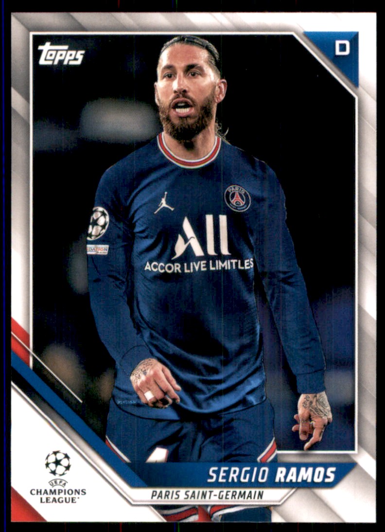 2021 Topps UEFA Champions League Sergio Ramos #36 on Kronozio