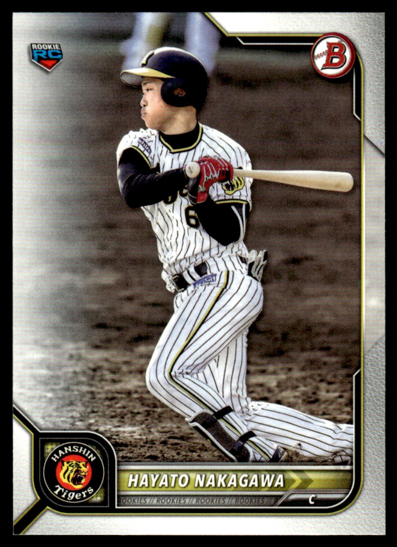 2022 Bowman NPB Nippon Professional Baseball #114 Hayato Nakagawa
