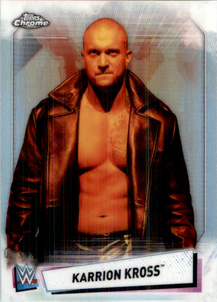 2021 Topps WWE Chrome Refractor Karrion Kross #86 card front image