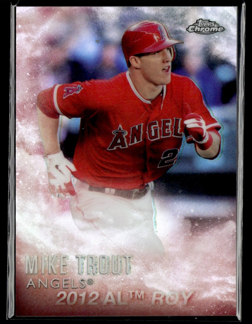 2016 Topps Chrome 2012 ROY Mike Trout Los Angeles Angels #MT-1 | eBay