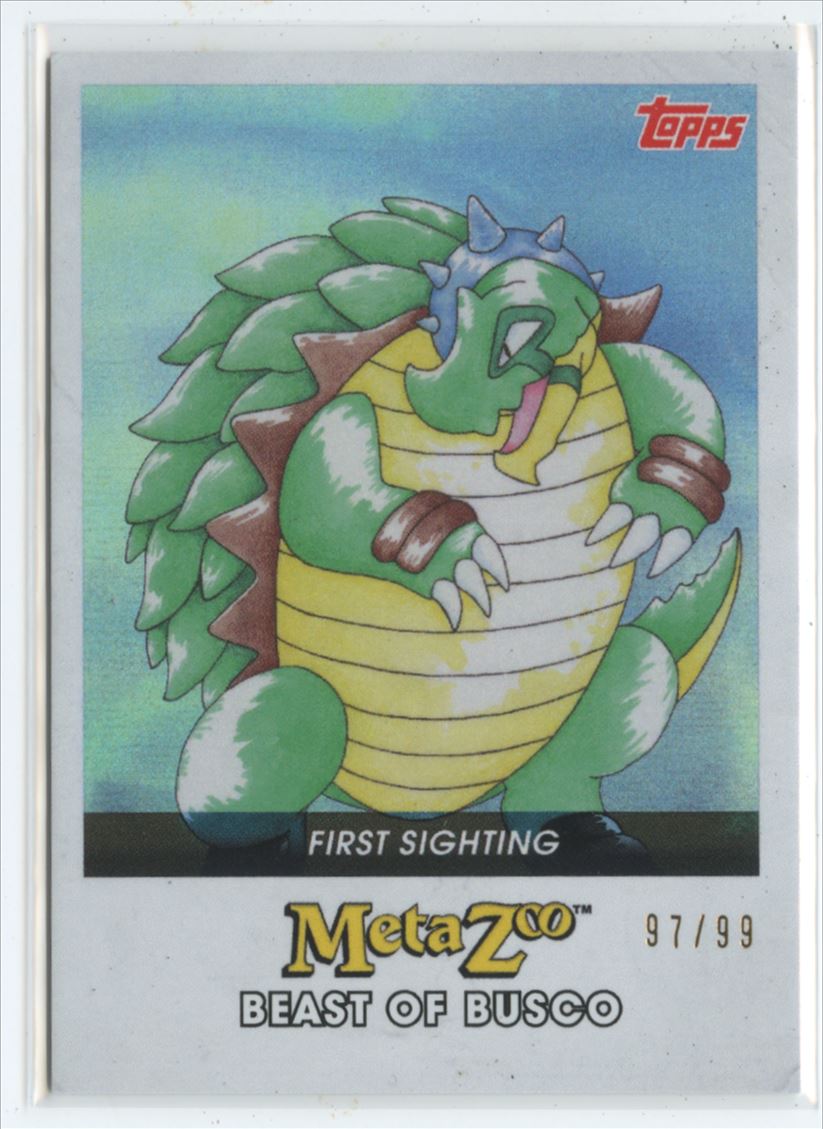 2021 Topps Metazoo Cryptid Nation Series Zero First Sighting Beast of Busco #5F card front image