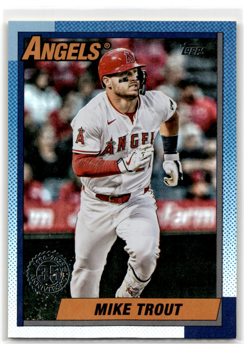 2025 Topps Update 1990 Mike Trout Los Angeles Angels #U90-38 | eBay
