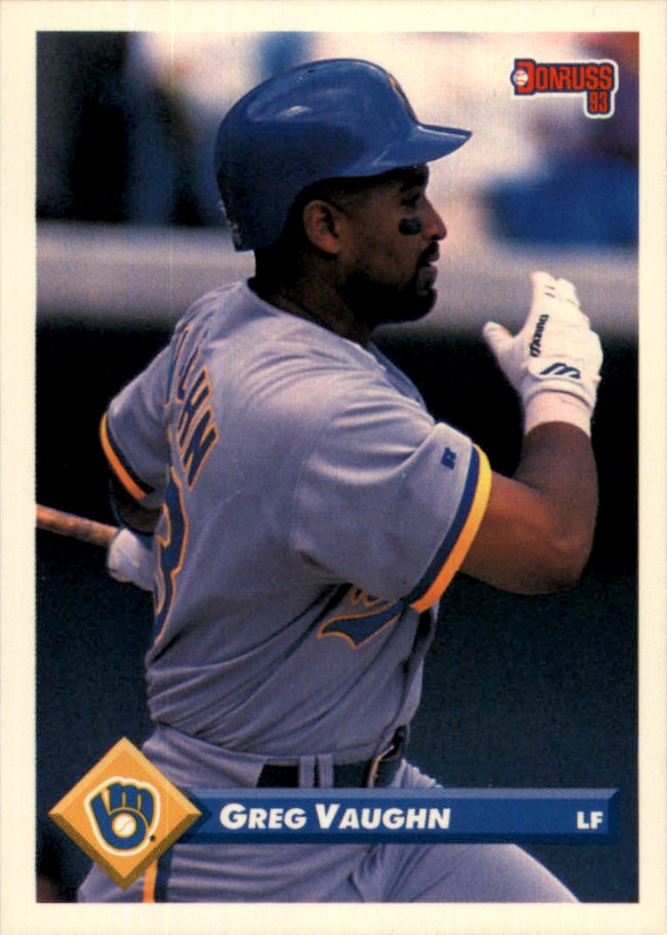 1993 Donruss Greg Vaughn #103 | eBay