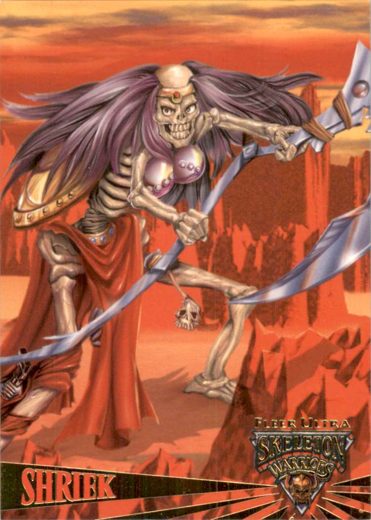 1995 Skeleton Warriors Ultra Shriek #20 card front image