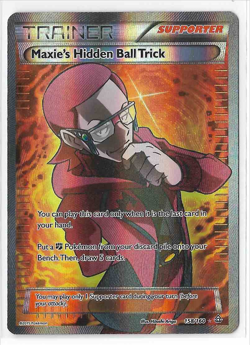 1999 Pokemon Maxie39s Hidden Ball Trick 158160 Full Art