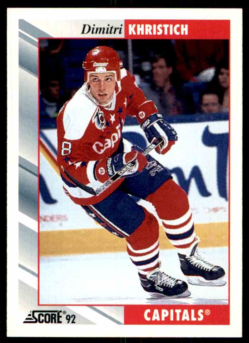 1992-93 Score Dimitri Khristich #33