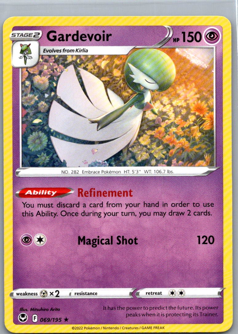 2022 Sword & Shield - Silver Tempest Gardevoir Stage 2/Rare #069
