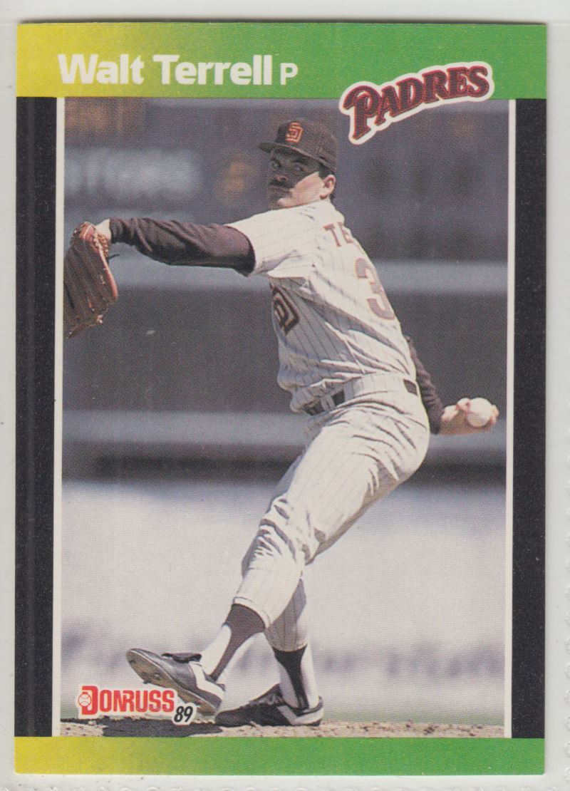 1989 Donruss Baseball's Best Walt Terrell #245 card front image