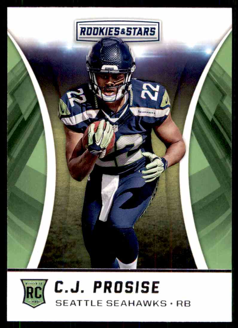 C.J #354 2016 Panini Donruss rookie fútbol card!!! prosise,