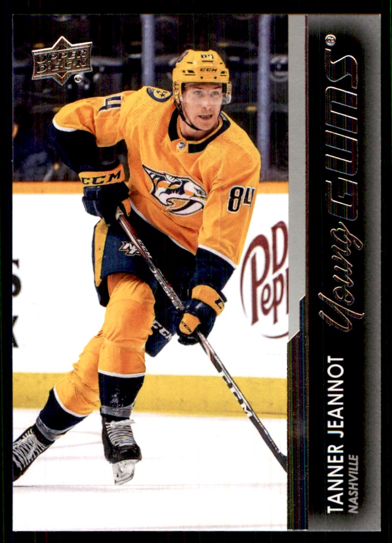 2021-22 Upper Deck Young Guns Tanner Jeannot #222 card front image