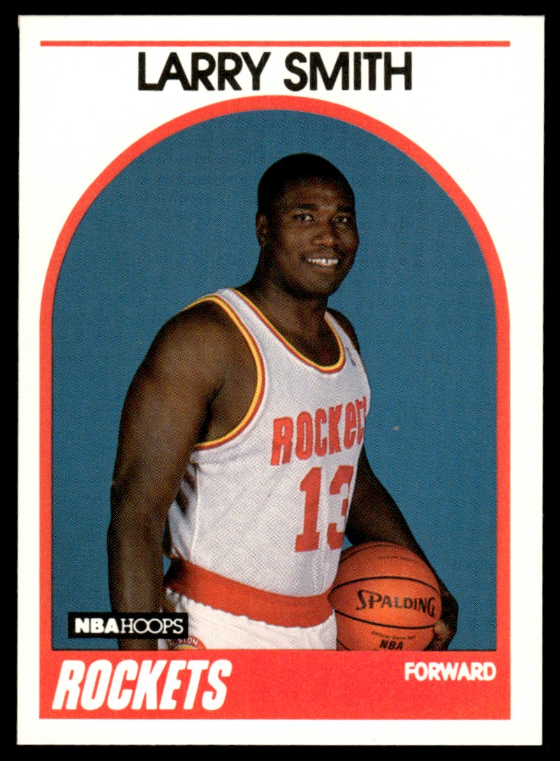 1989-90 NBA Hoops #309 Larry Smith Houston Rockets | eBay