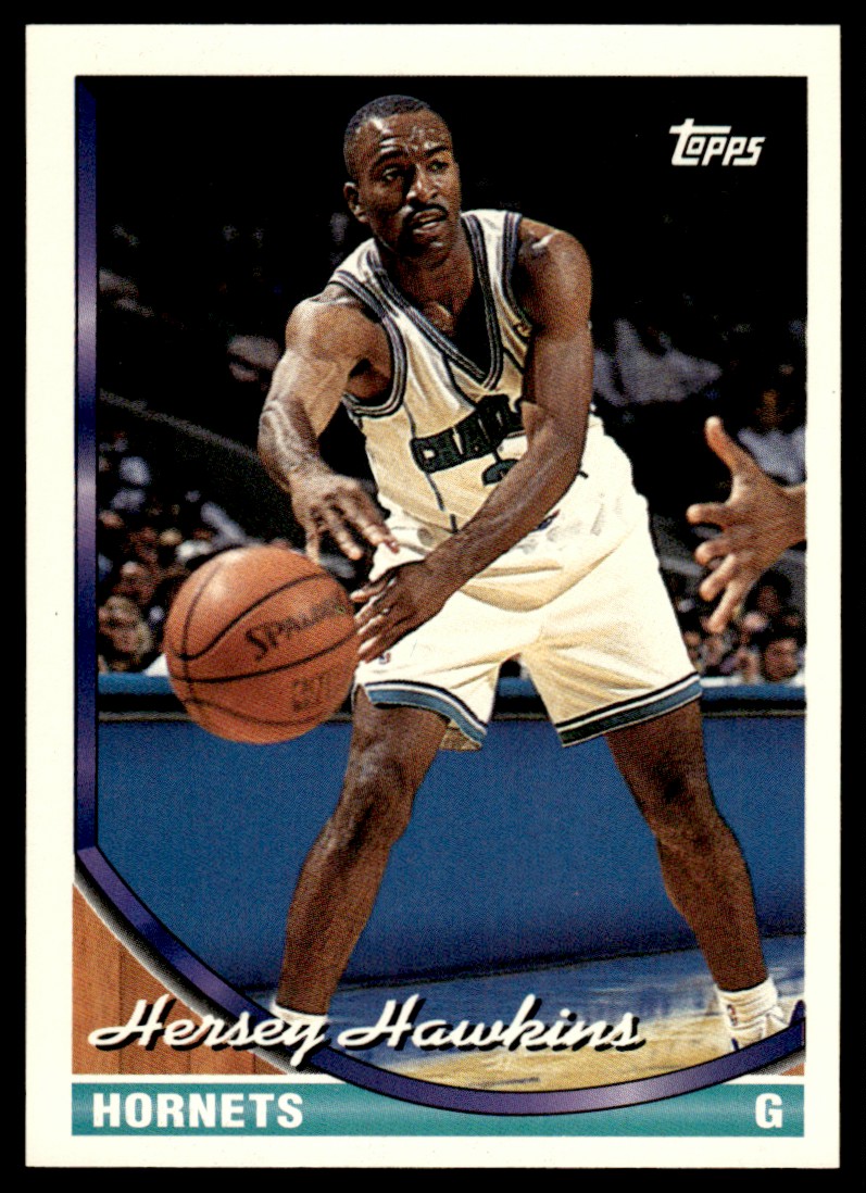 1993-94 Topps #276 Hersey Hawkins Charlotte Hornets | eBay