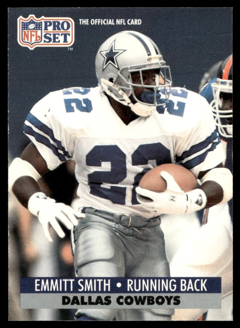 【最終価格】NFL DALLAS COWBOYS EMMITT SMITH 1991 Pro Set Football Card Emmitt Smith Dallas Cowboys #485 NM | eBay