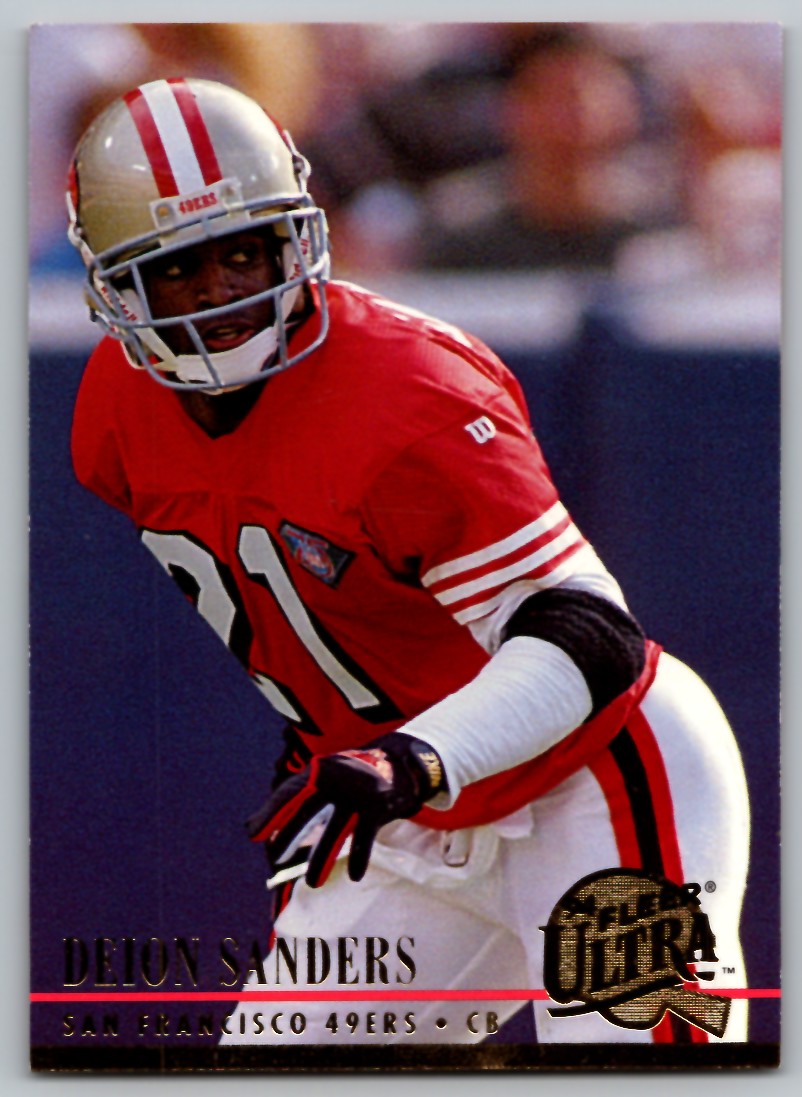 1994 ULTRA DEION SANDERS SAN FRANCISCO 49ERS #498 | eBay