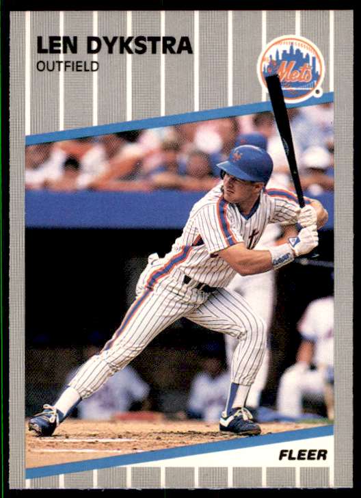 1989 Mint Fleer Len Dykstra EBay