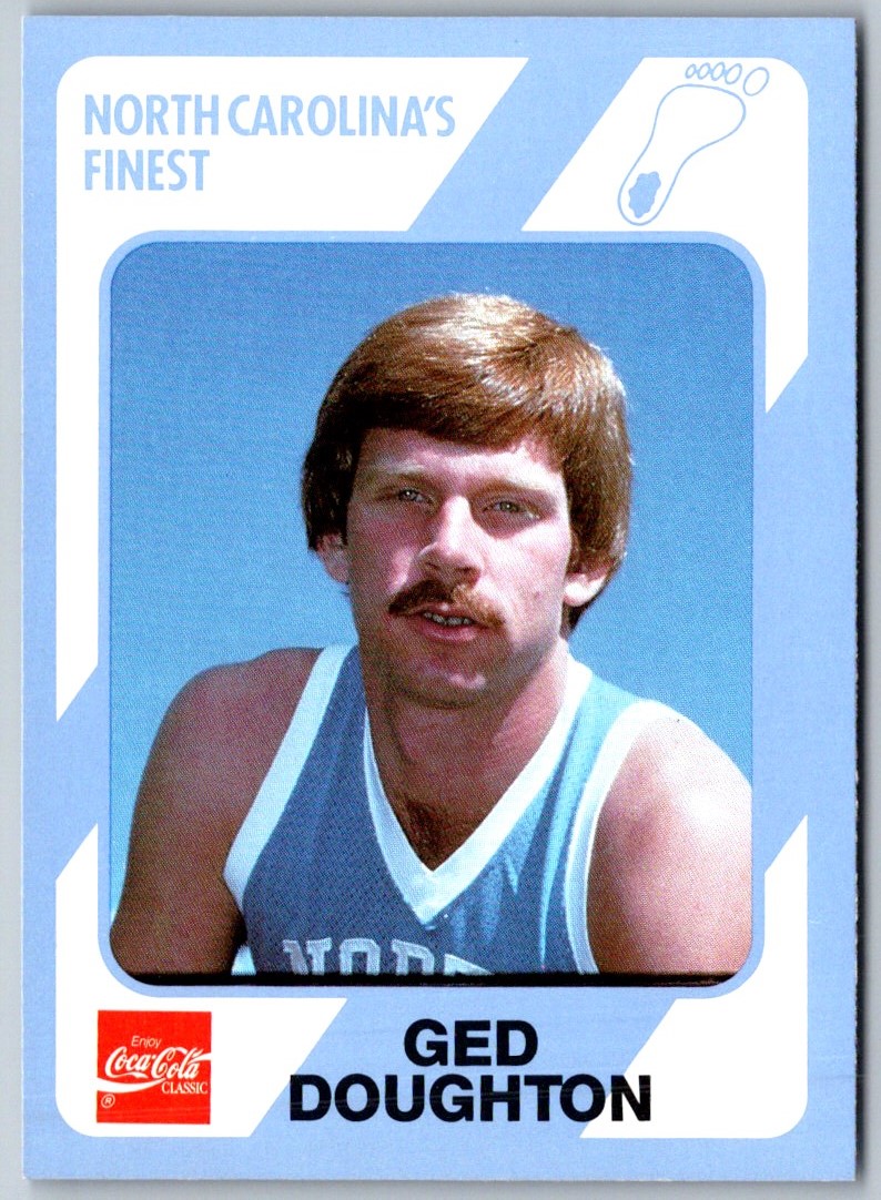 1989-90 Collegiate Collection North Carolina's Finest Ged Doughton #188 card front image