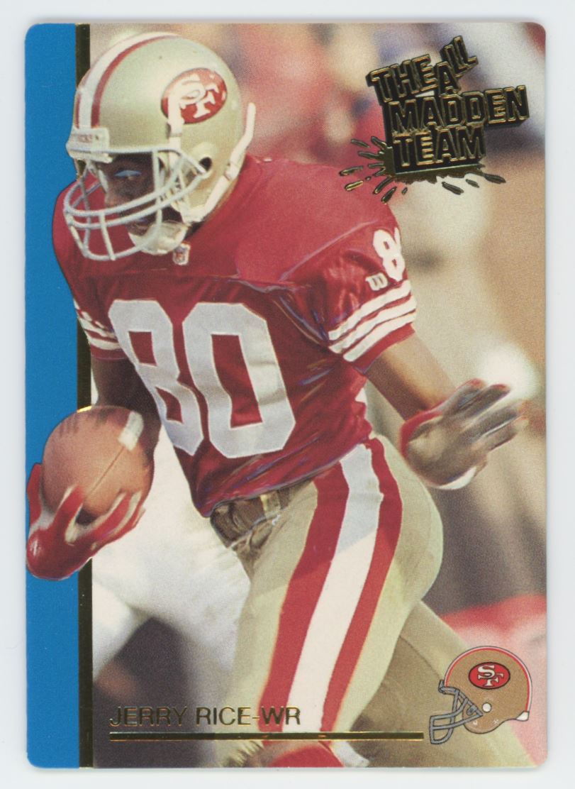 1992 Action Packed All Madden Team Jerry Rice #43 on Kronozio