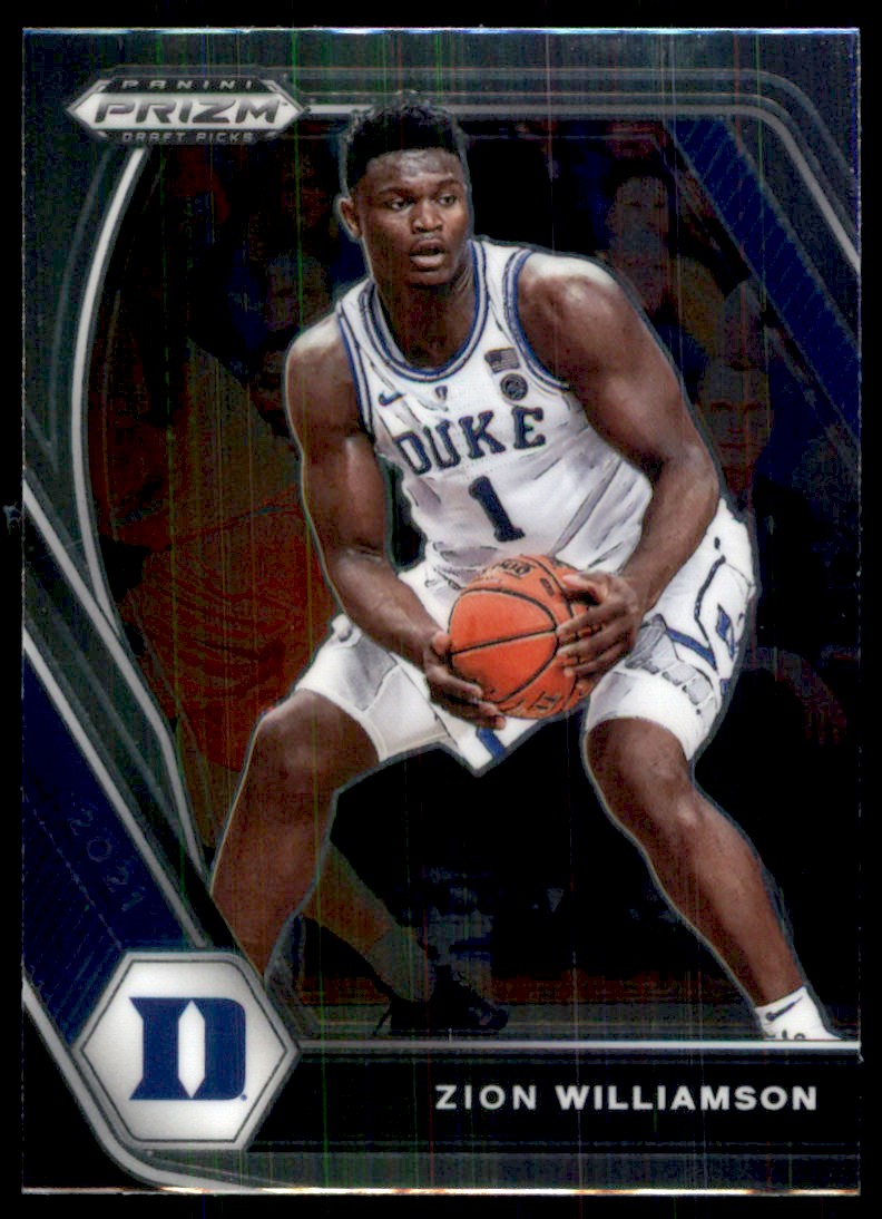 2021-22 Panini Prizm Draft Picks Zion Williamson #63 on Kronozio