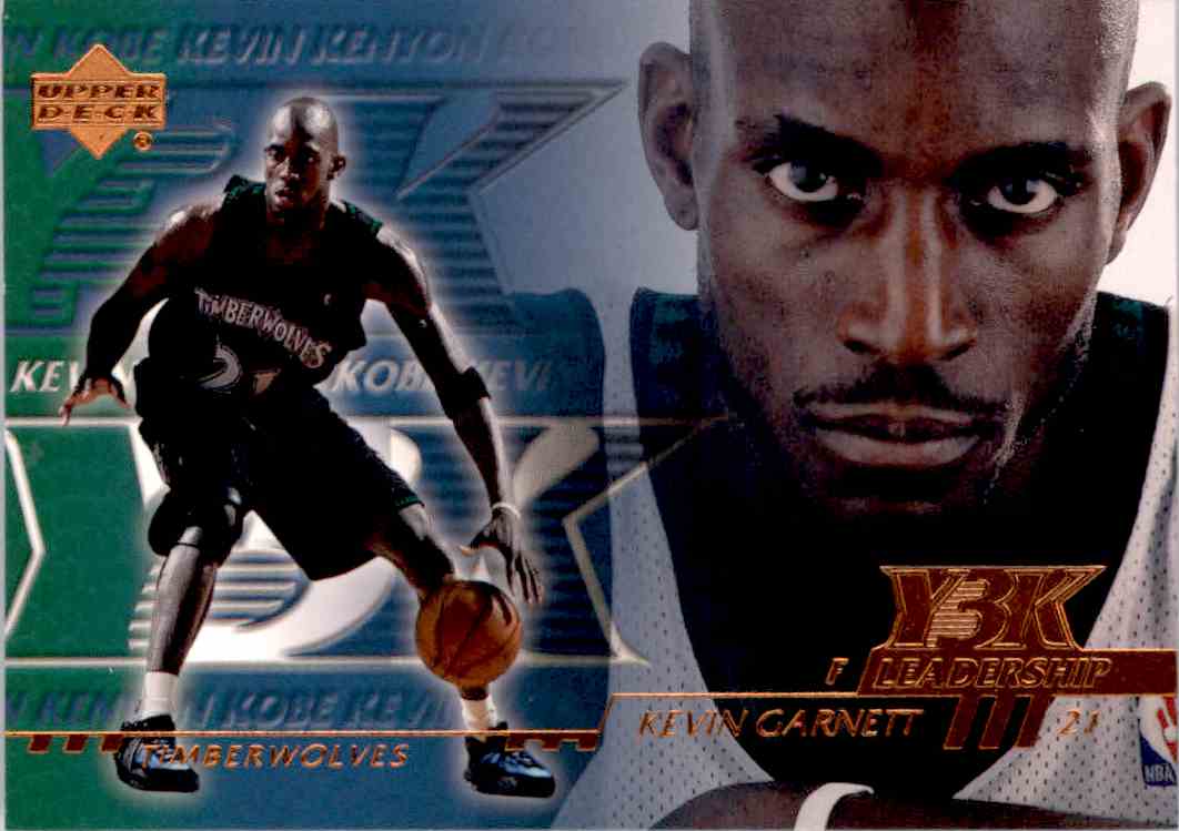 Kevin Garnett Upper Deck Card Kevin Garnett 1995 96 Upper Deck Rookie 