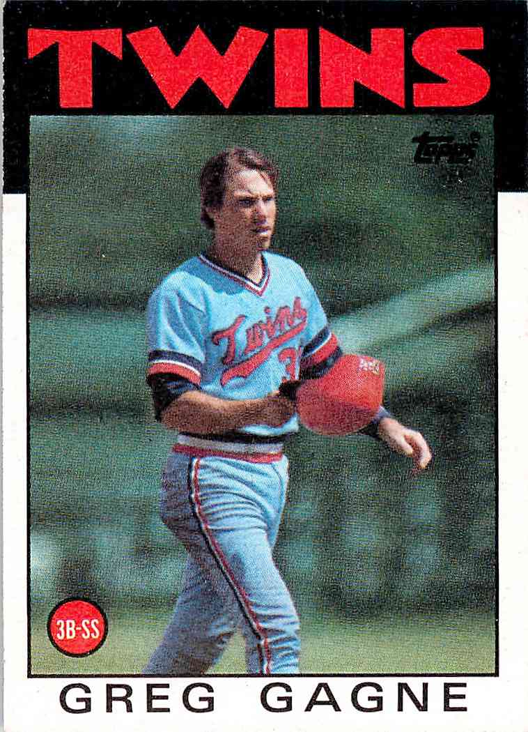 1986 Topps Greg Gagne #162 on Kronozio