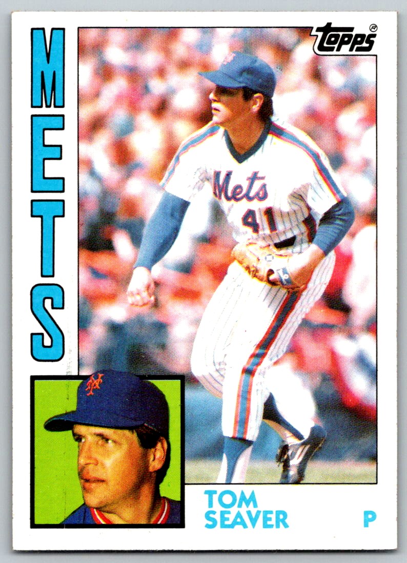 Tom Seaver 1984 Topps #740 New York Mets Baseball Card