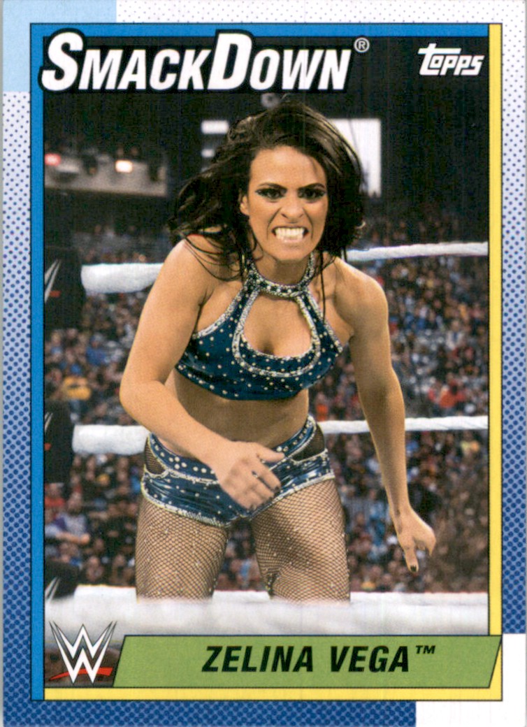 2021 Topps Heritage WWE Zelina Vega #76 card front image