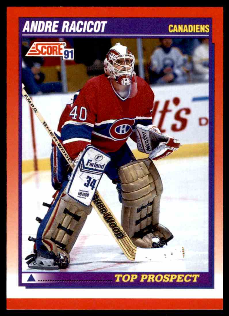 1991-92 Score Canadian Bilingual Andre Racicot #285