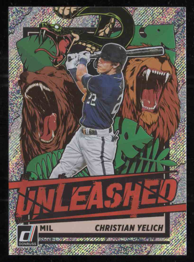 2021 Donruss Unleashed Rapture Christian Yelich #UNL20 on Kronozio