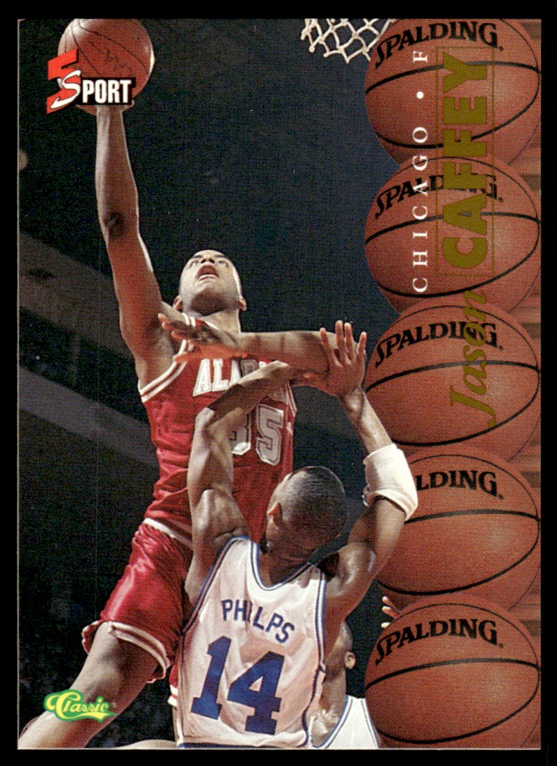1995-96 Classic 5-Sport #18 Jason Caffey Rookie Chicago Bulls | eBay
