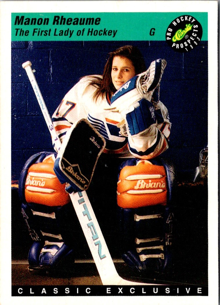 Manon Rheaume Model Manon Rheaume Rookie Card
