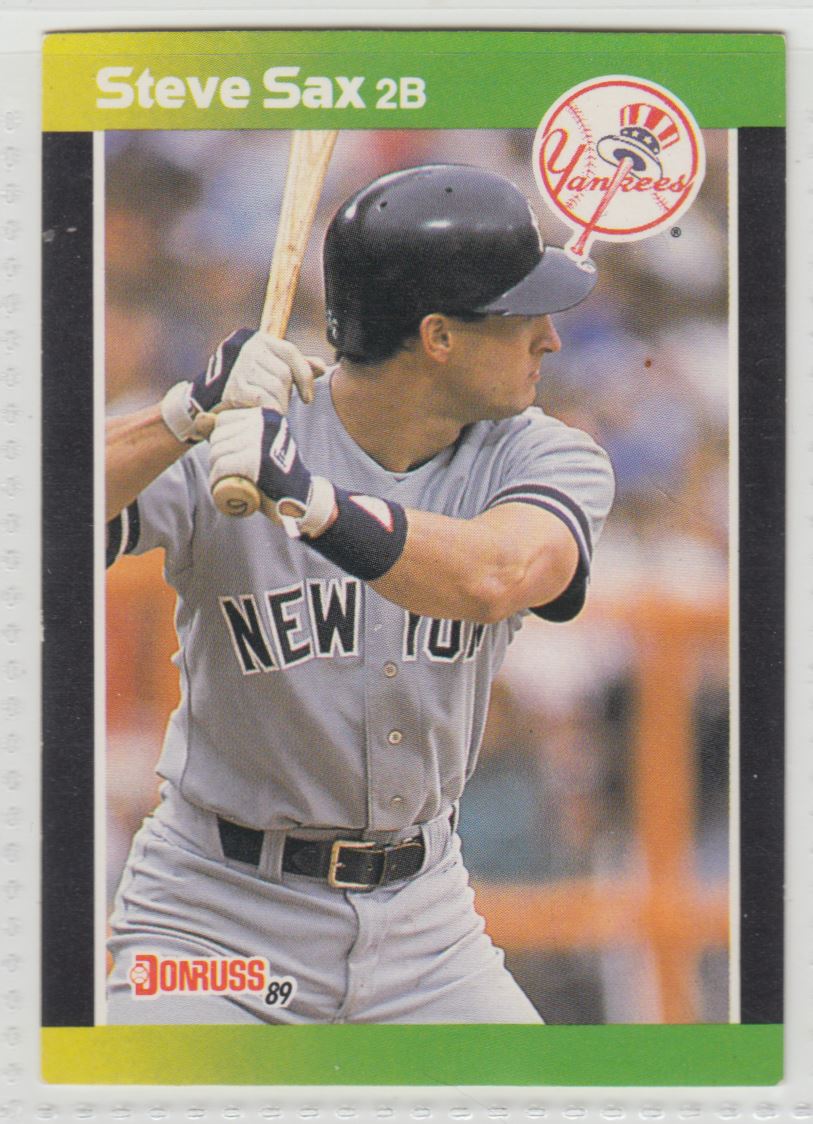 1989 Donruss Baseball's Best Steve Sax #20 card front image