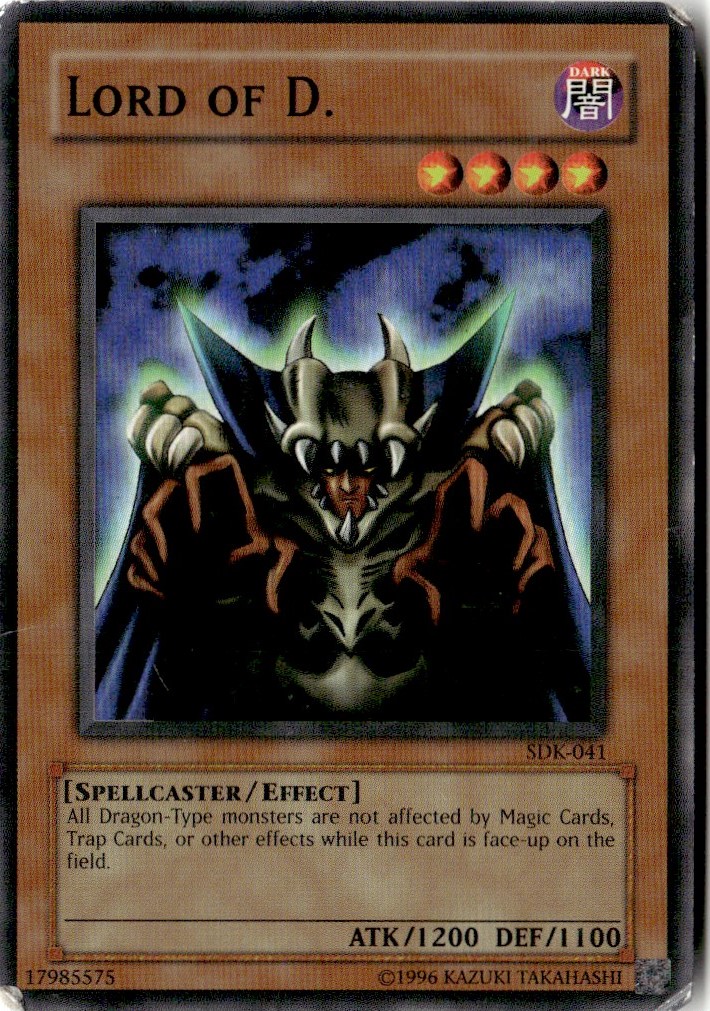 2002 yugioh starter deck Kaiba Lord of D (Super Rare) #SDK-041 You will receive the Unlimited Edition version of this card. OPENING Every 2002 Yugioh Starter