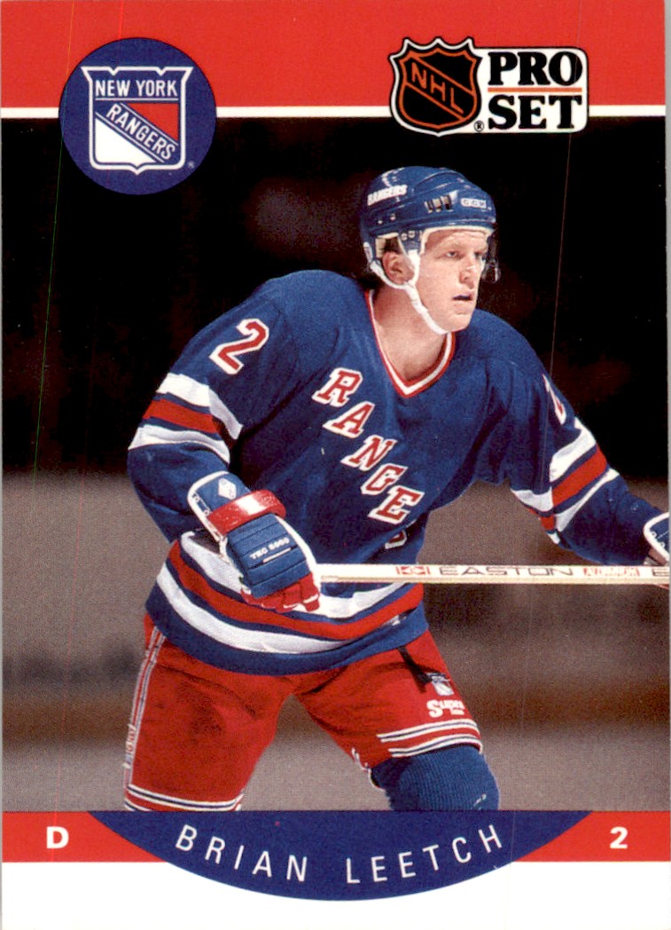 Brian Leetch 1990-91 Pro Set #201 New York Rangers | eBay