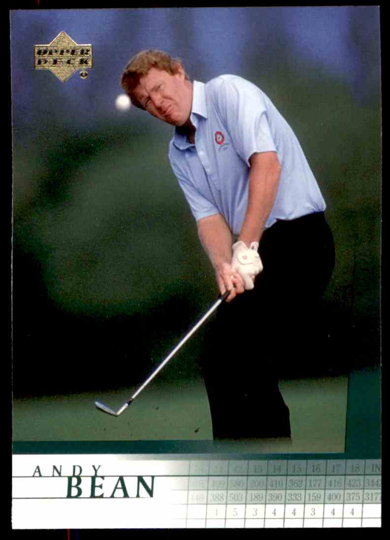 2001 Upper Deck Golf Andy Bean #52