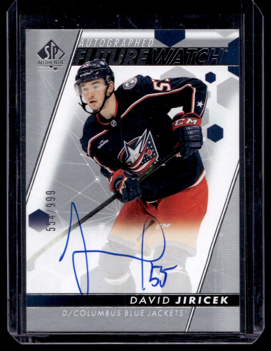 2022-23 SP Authentic Future Watch Autographed David Jiricek #151 card front image