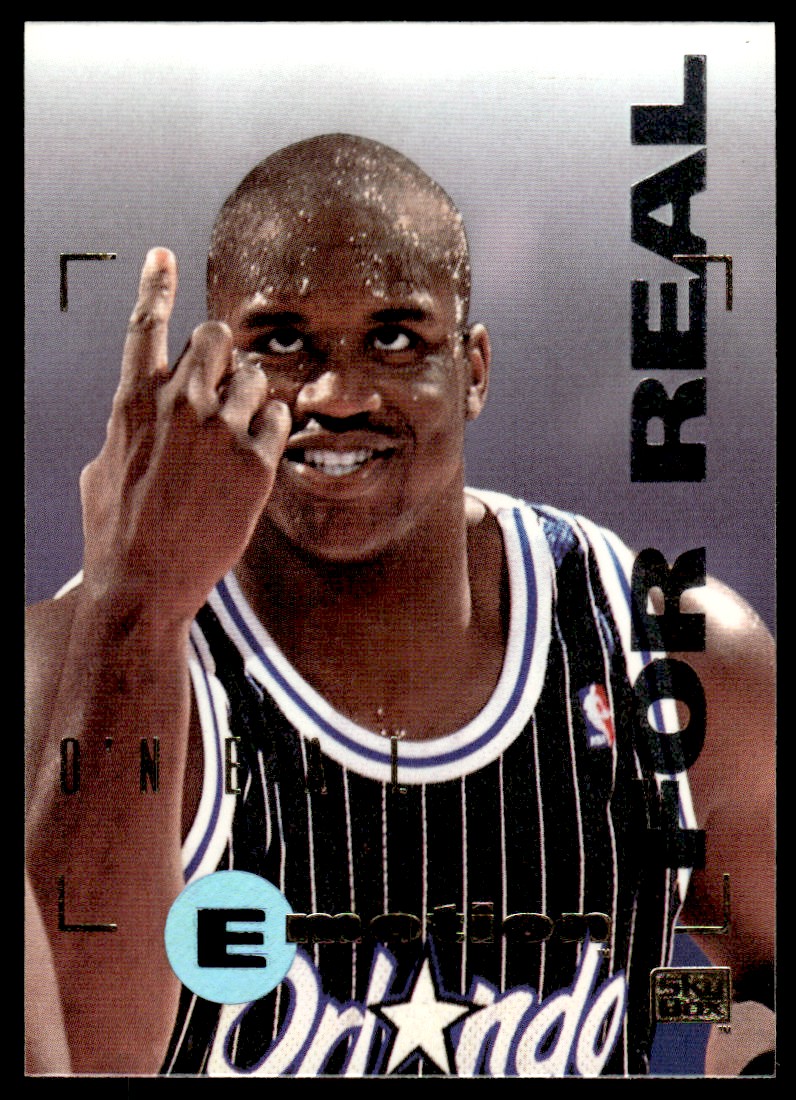 1995-96 Skybox emotion shaquille o'neal #70 card front image