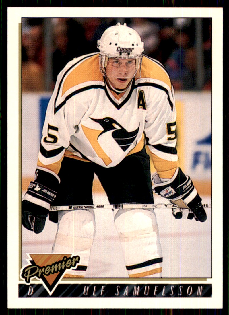 NHLカード 1993-94 Topps Premier Ulf Samuelsson Pittsburgh Penguins #132 NHL