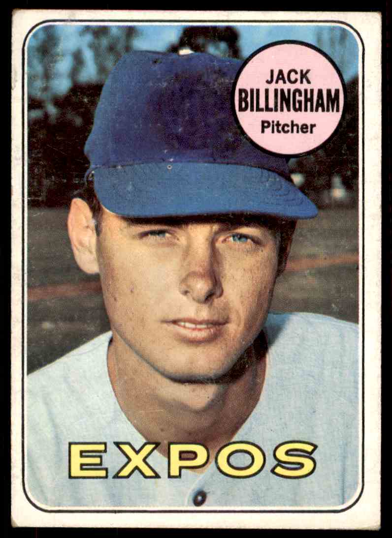 1969 Topps Jack Billingham #92 card front image