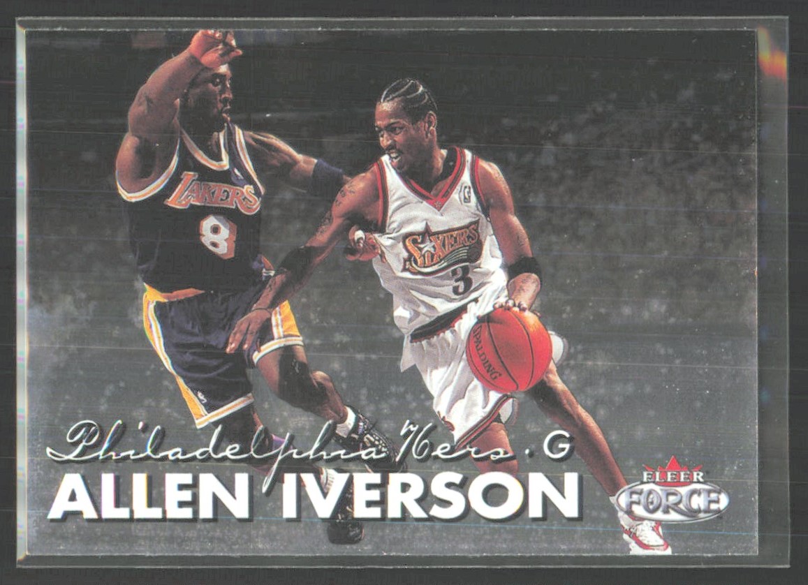 アイバーソン　カード　Allen Iverson 02-03 Fleer Allen Iverson 2002-03 Fleer Ultra #82 Philadelphia 76ers HOF The