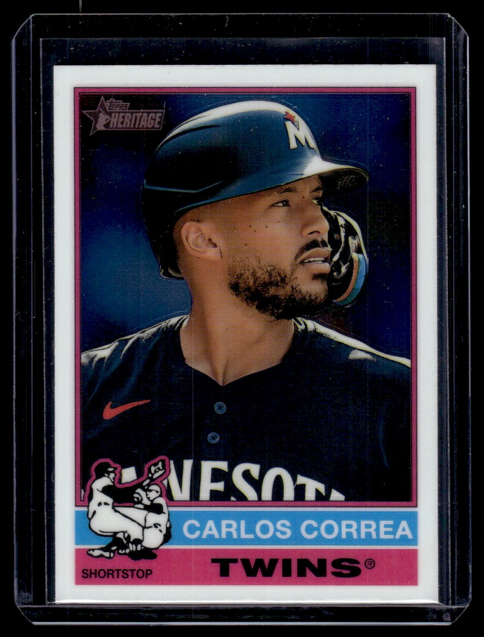2025 Topps Heritage Chrome Carlos Correa Minnesota Twins #251 | eBay