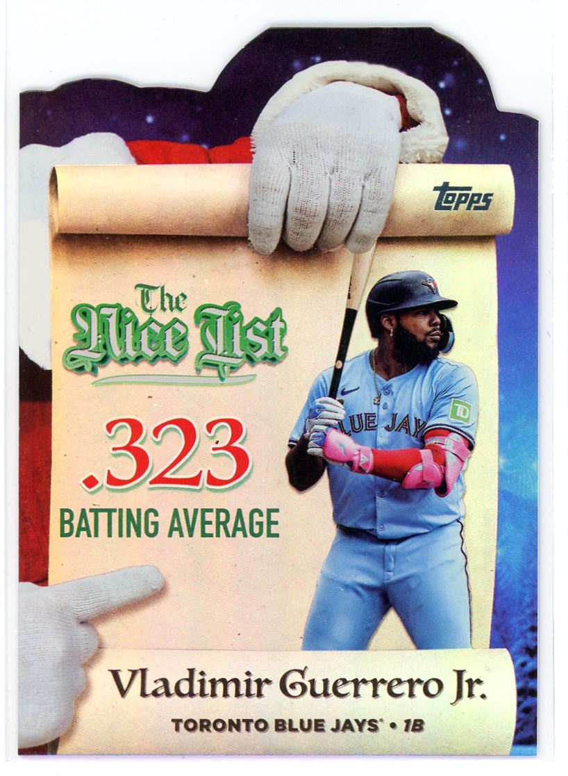 2025 Topps Holiday The Nice List Vladimir Guerrero Jr. Blue Jays