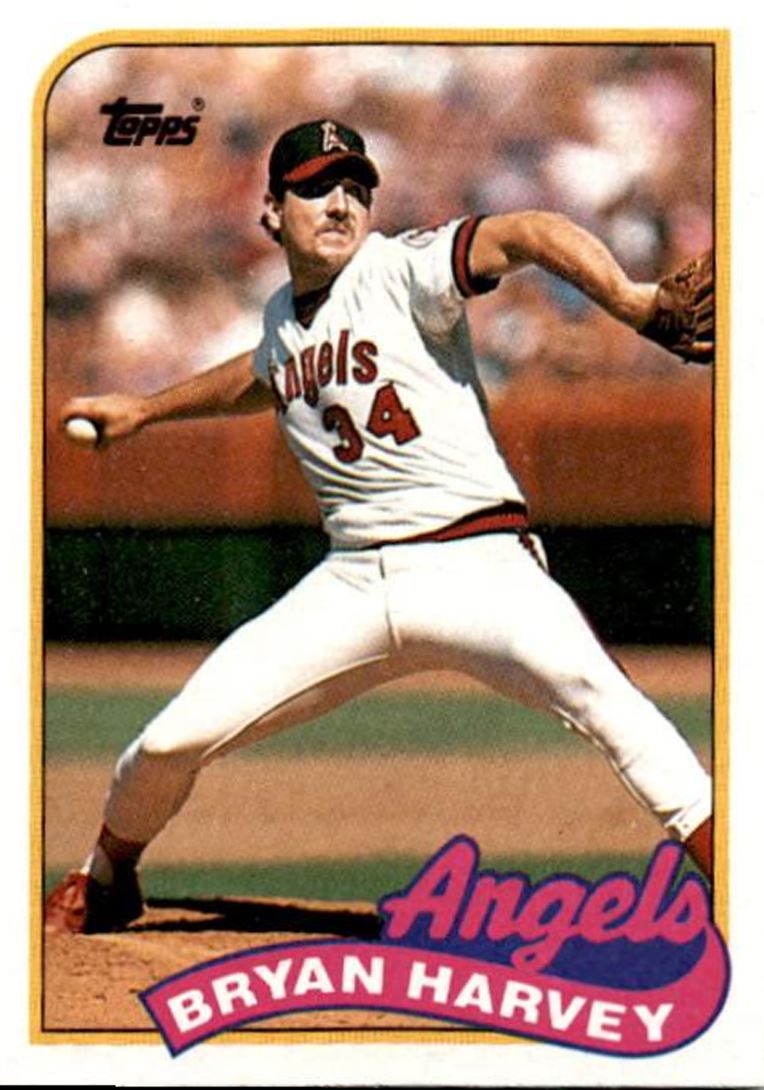 1989 Topps Bryan Harvey Rookie California Angels #632 | eBay