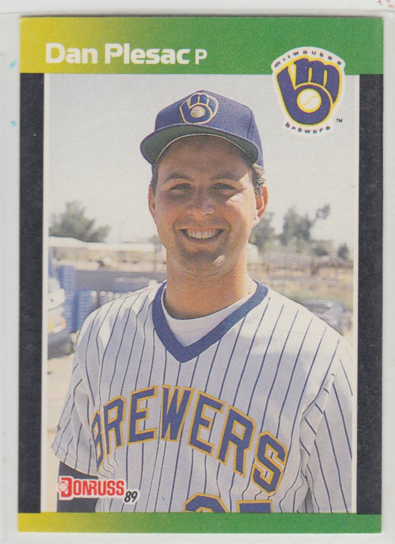 1989 Donruss Baseball's Best Dan Plesac #165 card front image