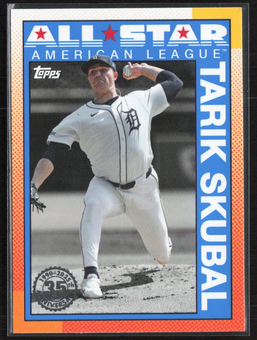 2025 Topps 90 Anniversary All Star Tarik Skubal Detroit Tigers