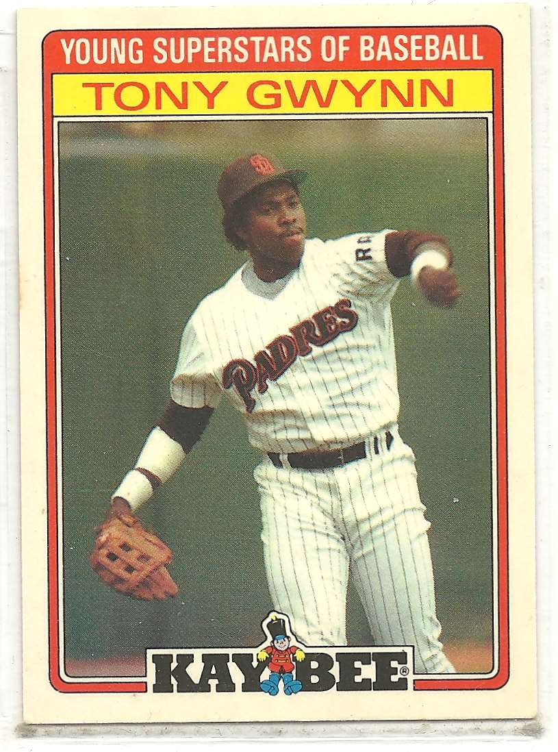 1986 Topps Kay Bee Toys Young Superstars Of Baseball Tony Gwynn #17