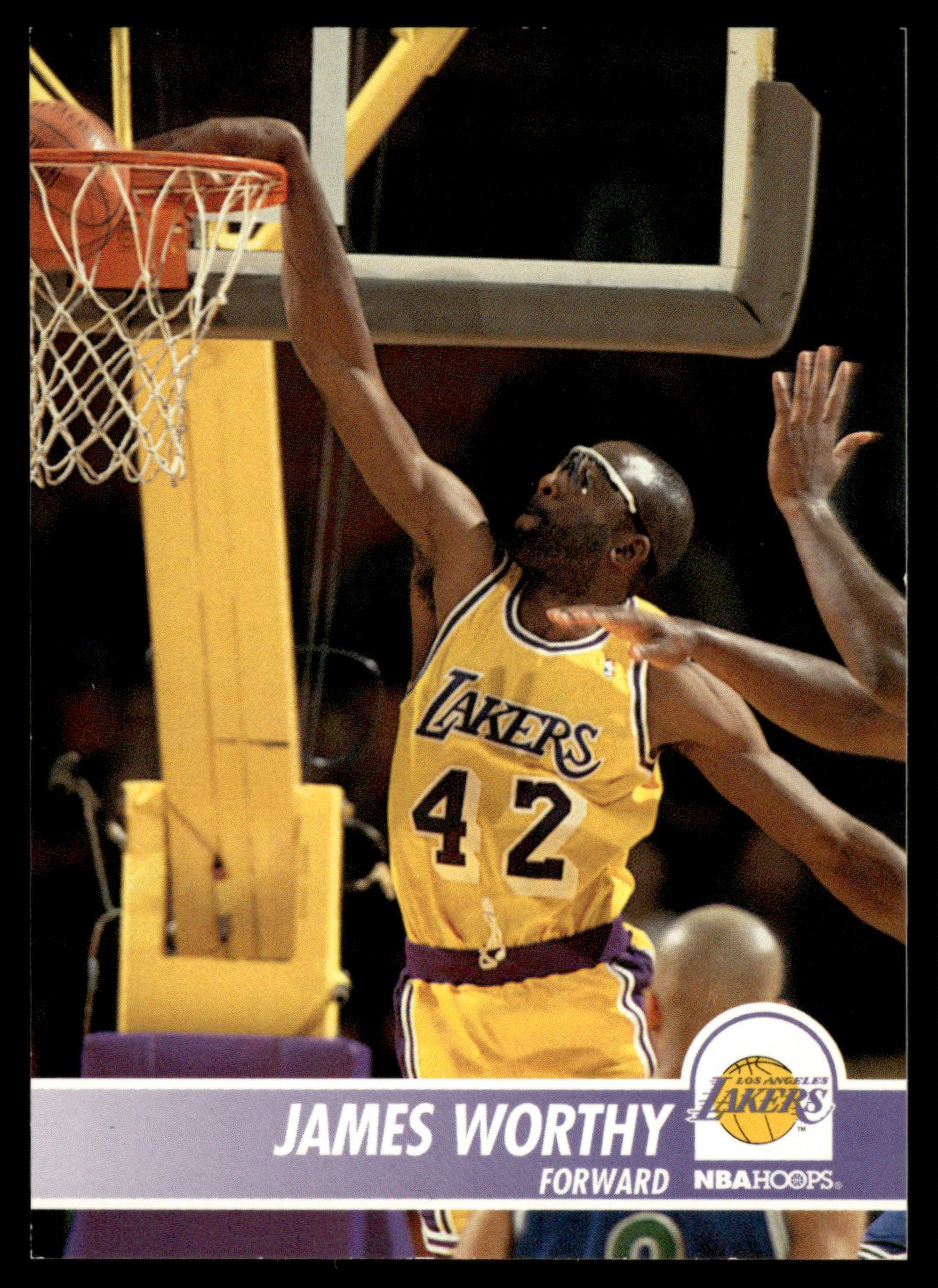 JAMES WORTHY　バスケットボール　NBA 1990-91 NBA Hoops #163 James Worthy Los Angeles Lakers | eBay