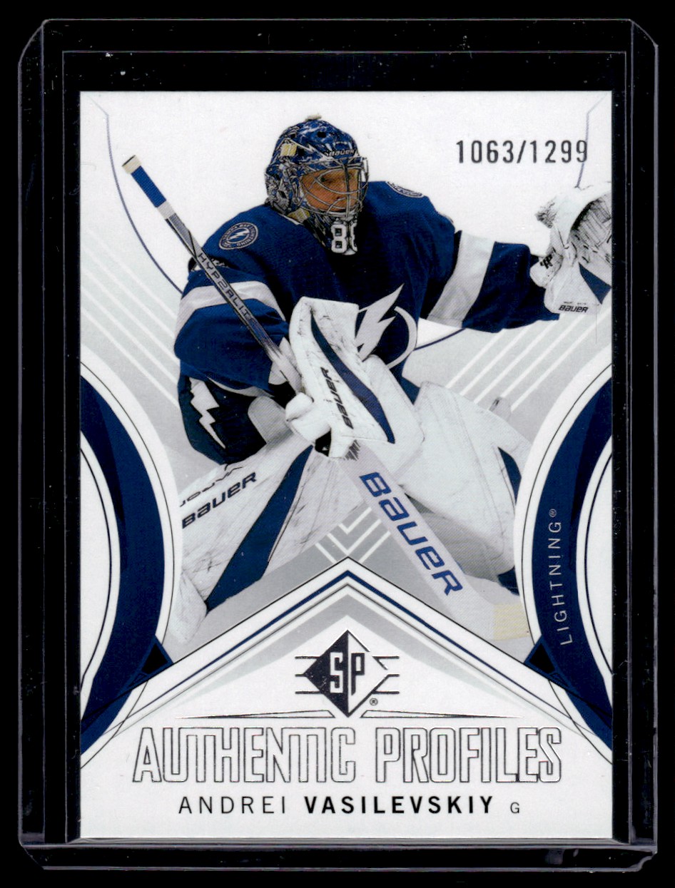 2024-25 SP Authentic Profiles Andrei Vasilevskiy 1063/1299 #AP-17